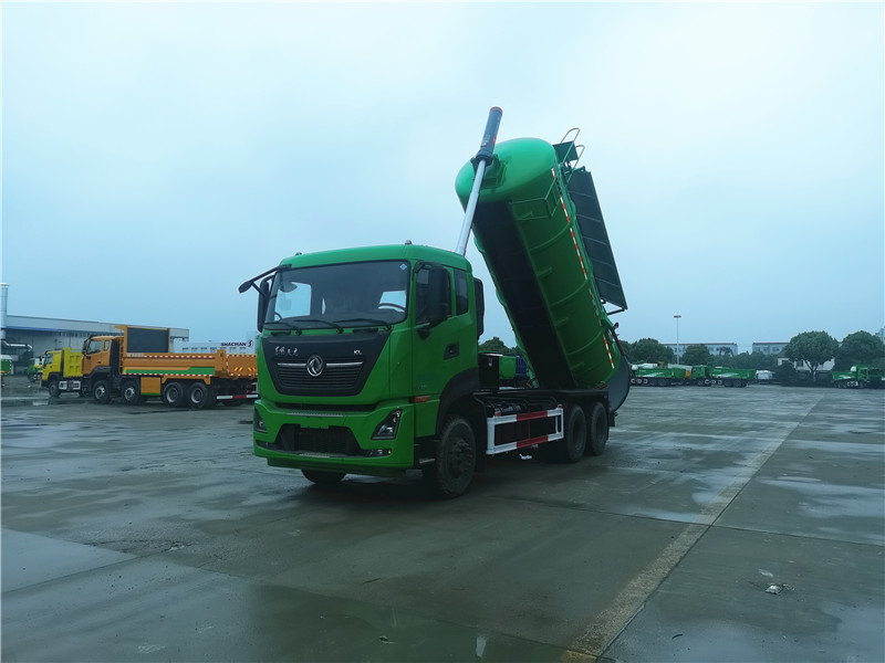 國六東風天龍污泥運輸車